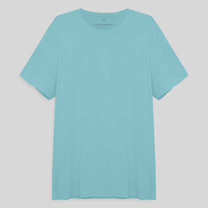 Camiseta Básica Masculina - Azul Claro