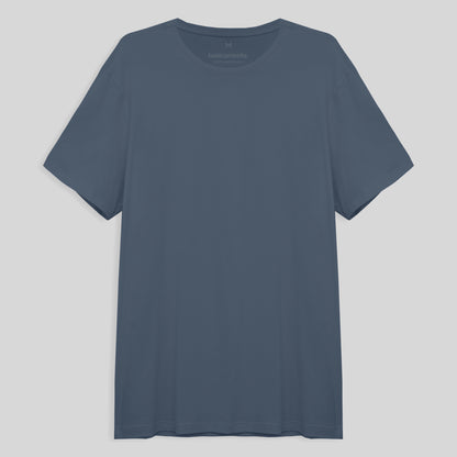 Camiseta Básica Masculina - Azul Cobalto