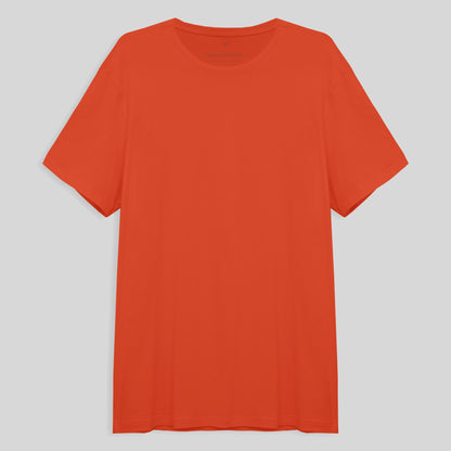 Camiseta Básica Masculina - Laranja