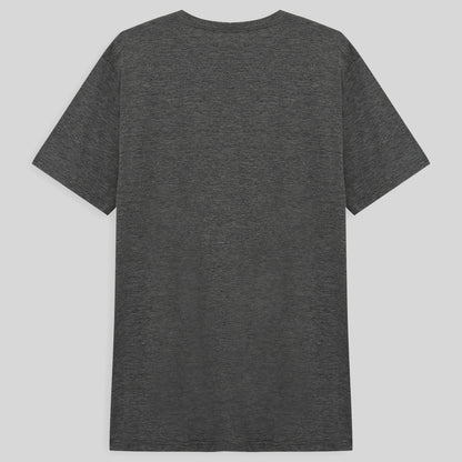 Camiseta Básica Masculina - Mescla Escuro