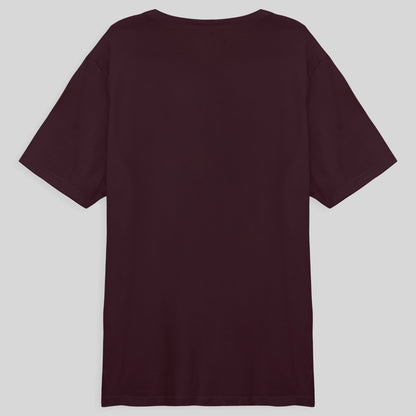 Camiseta Básica Plus Masculina - Vermelho Vinho