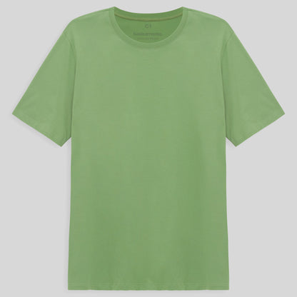 Camiseta Básica Plus Masculina - Verde Jade