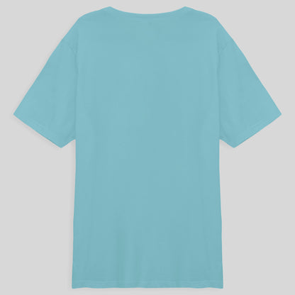Camiseta Básica Plus Masculina - Azul Claro