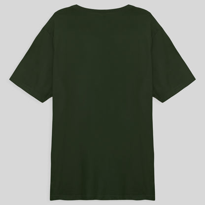 Camiseta Básica Plus Masculina - Verde Selva