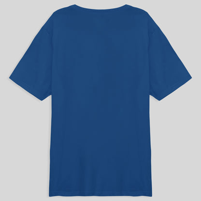 Camiseta Básica Plus Masculina - Azul