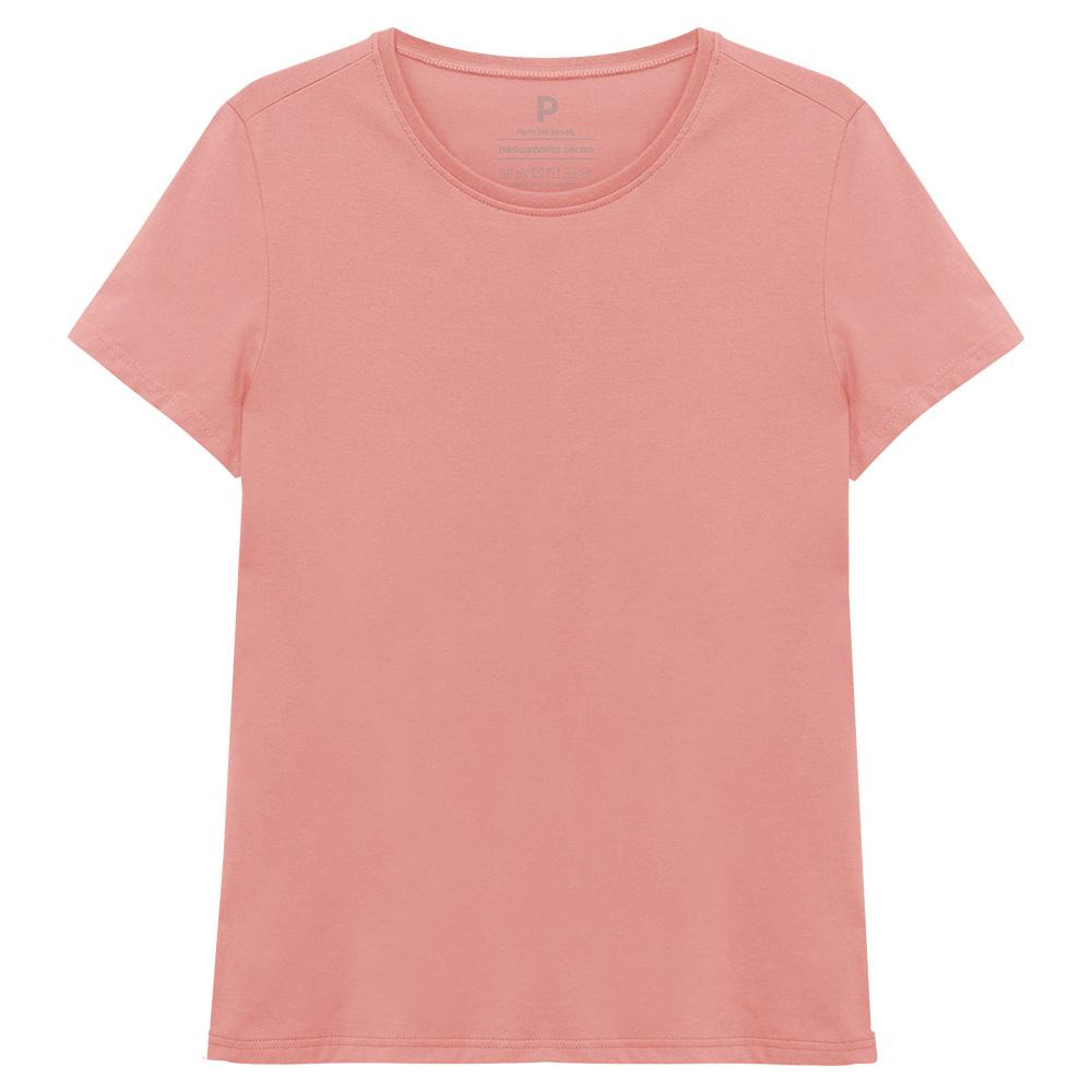 Camiseta Básica Feminina - Rose