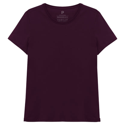 Camiseta Básica Feminina - Wine