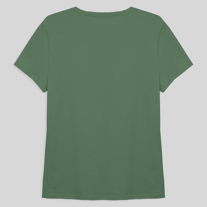 Camiseta Básica Feminina - Verde Oliva