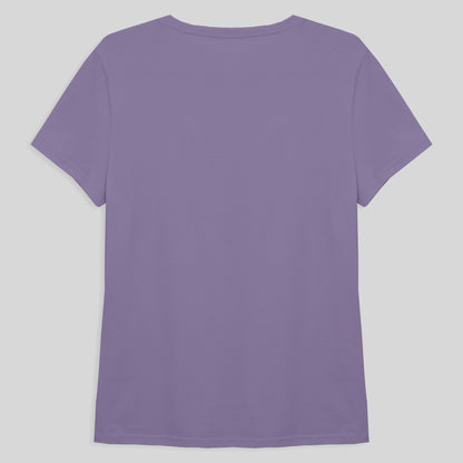 Camiseta Básica Feminina - Lilás