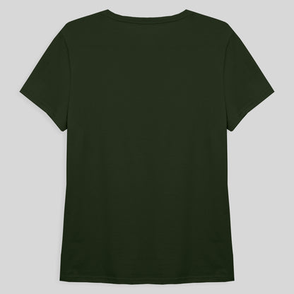 Camiseta Básica Feminina - Verde Selva