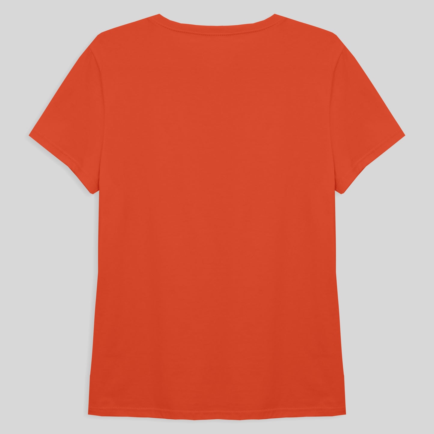 Camiseta Básica Feminina - Laranja