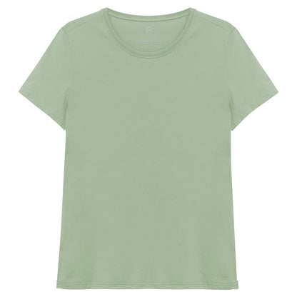 Camiseta Básica Feminina - Verde Oliva