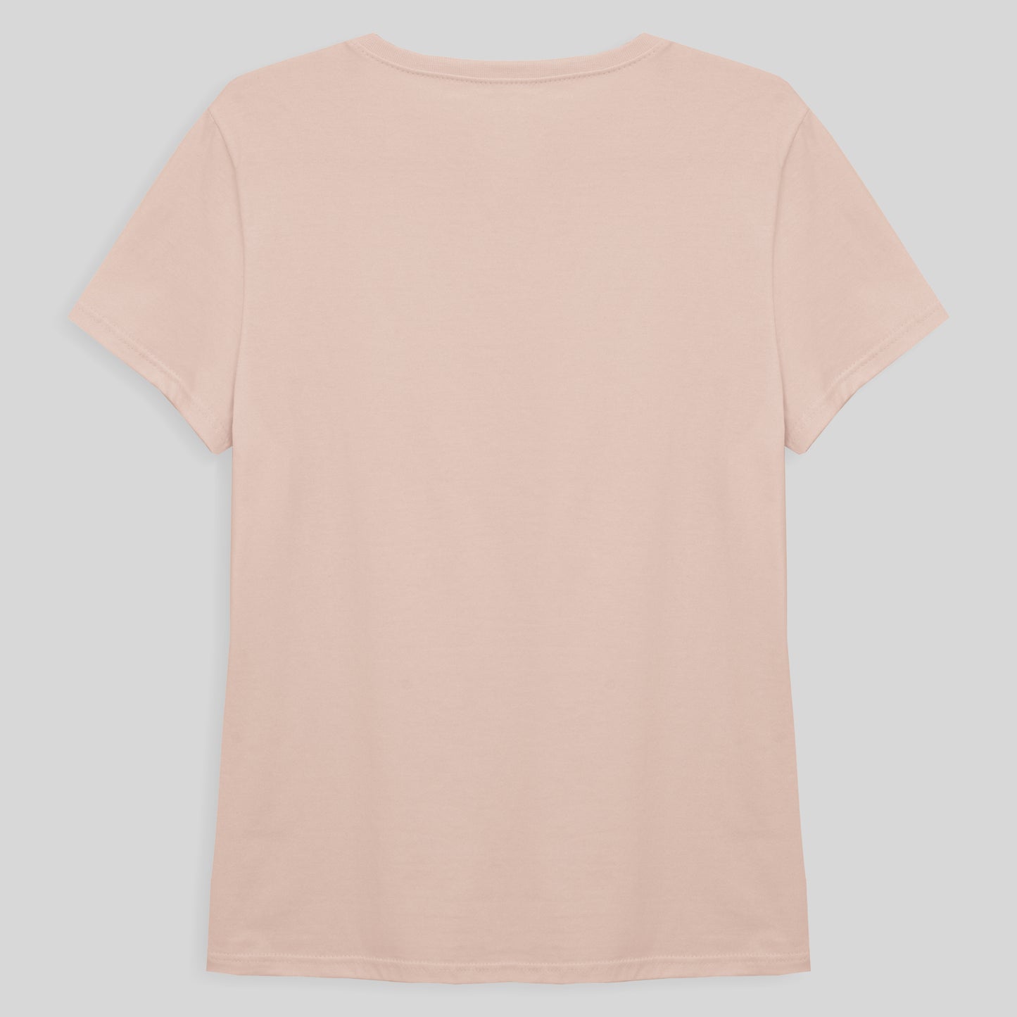 Camiseta Básica Feminina - Rosa Pastel