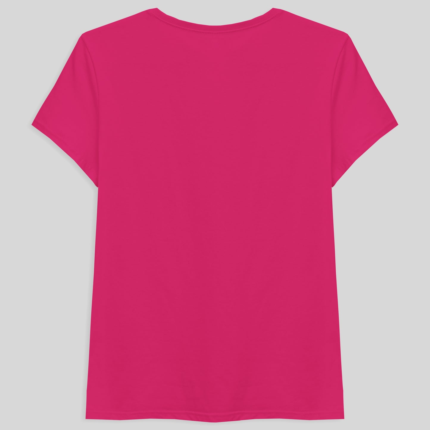 Camiseta Básica Gola V Feminina - Pink