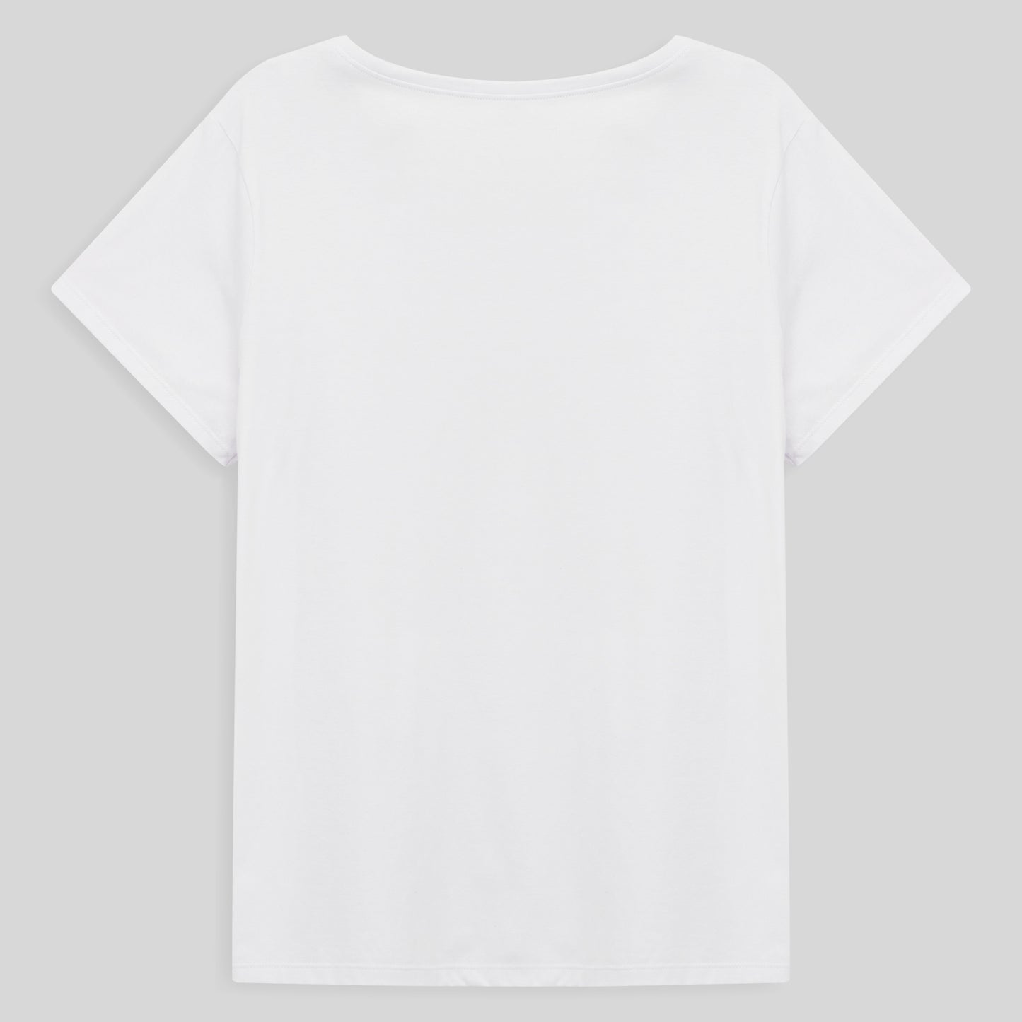 Camiseta Básica Plus Feminina - Branco