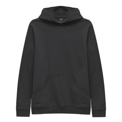Blusão Moletom Flanelado Capuz Plus Feminino - Cinza Ardósia