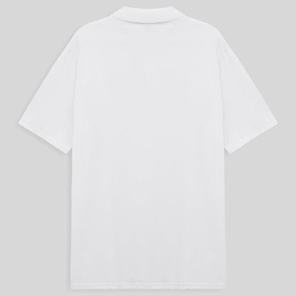 Camisa Polo Plus Masculina - Branco