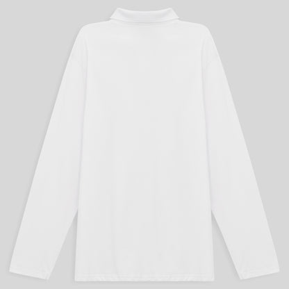 Camisa Polo Ml Plus Masculina - Branco