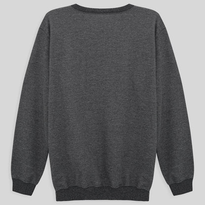 Blusão Moletom Flanelado Plus Masculino - Mescla Escuro
