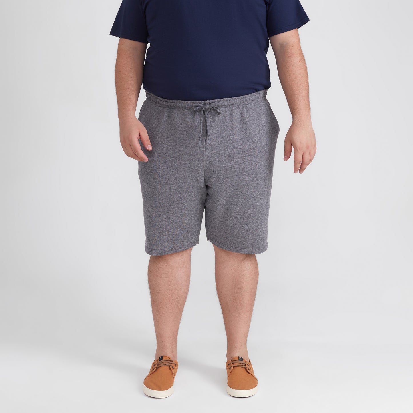 Bermuda Plus Masculina - Mescla Escuro