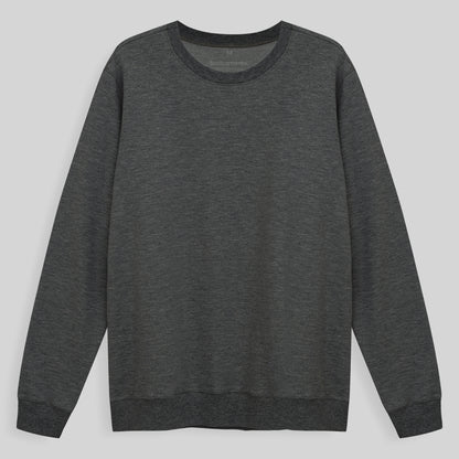 Blusão Moletom Flanelado Masculino - Mescla Escuro