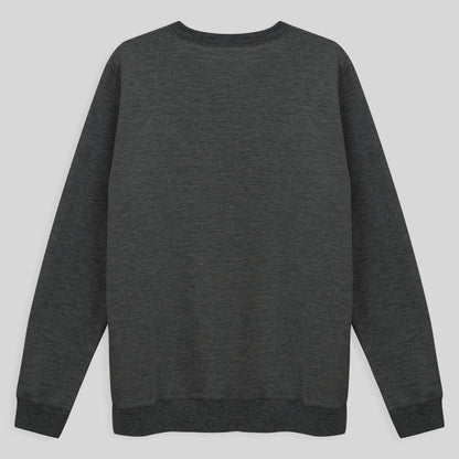 Blusão Moletom Flanelado Masculino - Mescla Escuro