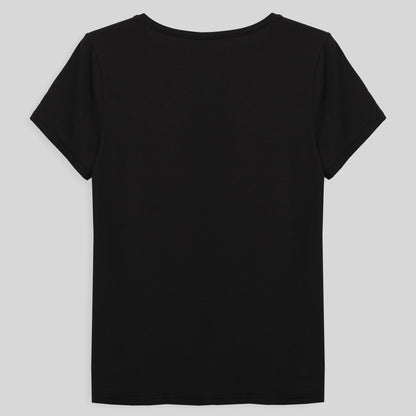 Tech T-Shirt Modal Gola C Feminina - Preto
