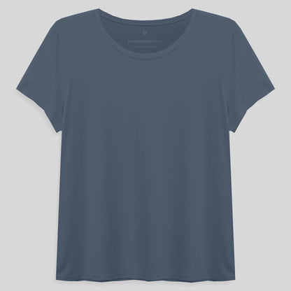 Tech T-Shirt Modal Gola C Feminina - Azul Cobalto