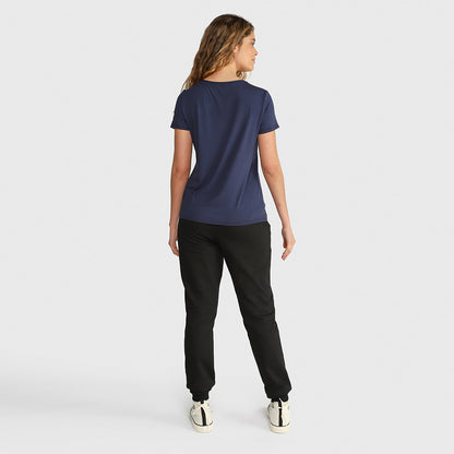 Tech T-Shirt Modal Gola C Feminina - Azul Marinho