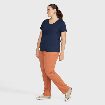 Tech T-Shirt Modal Plus Feminina - Azul Marinho