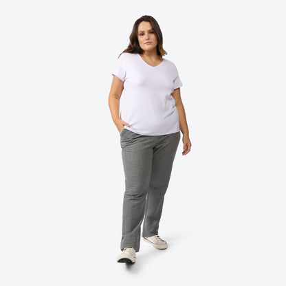 Tech T-Shirt Modal Gola V Plus Feminina - Branco