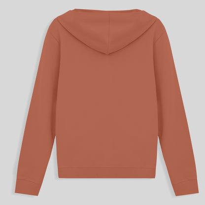 Jaqueta Capuz Plus Feminino - Marrom Telha