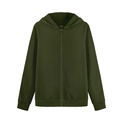 Jaqueta Capuz Plus Feminino - Verde Militar