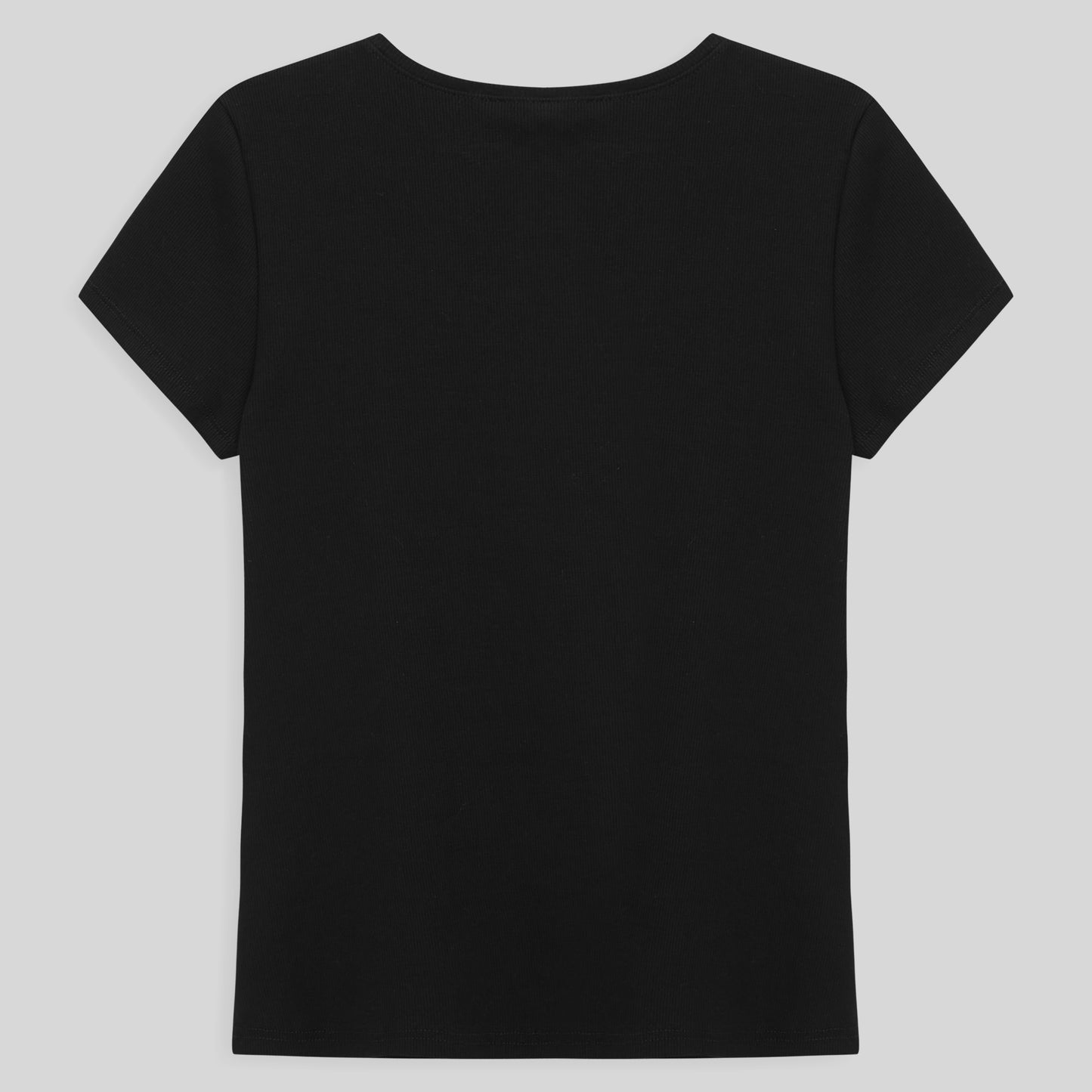 Camiseta Pijama Gola C Feminina - Preto