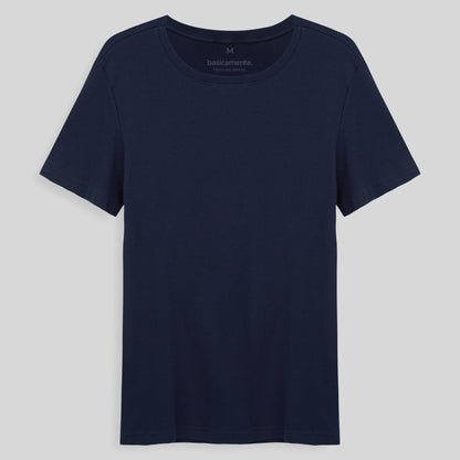 Camiseta Pijama Gola C Masculina - Azul Marinho