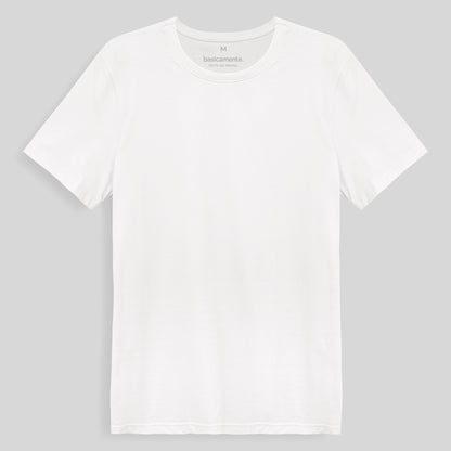 Camiseta Slim Masculina - Branco