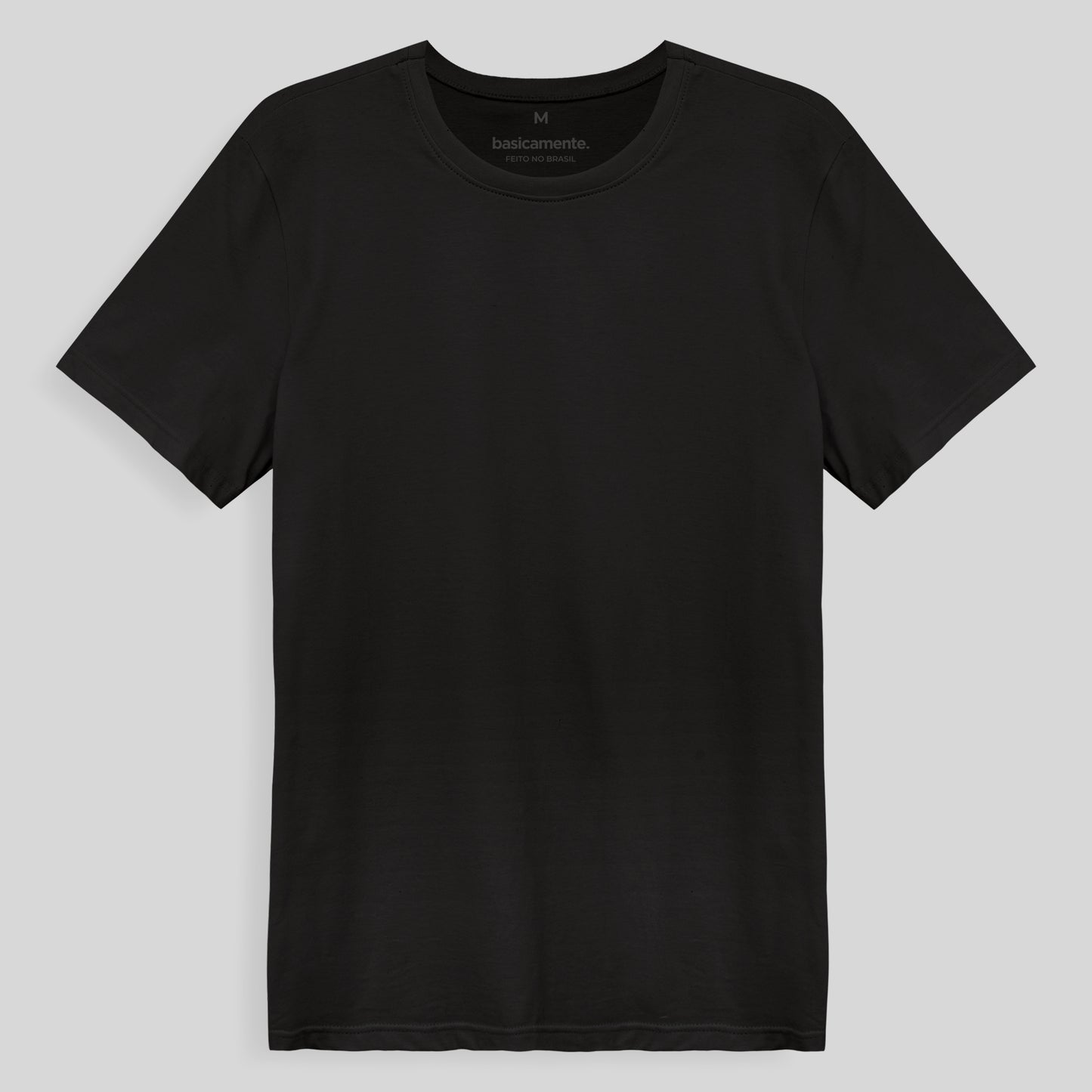 Camiseta Slim Masculina - Preto