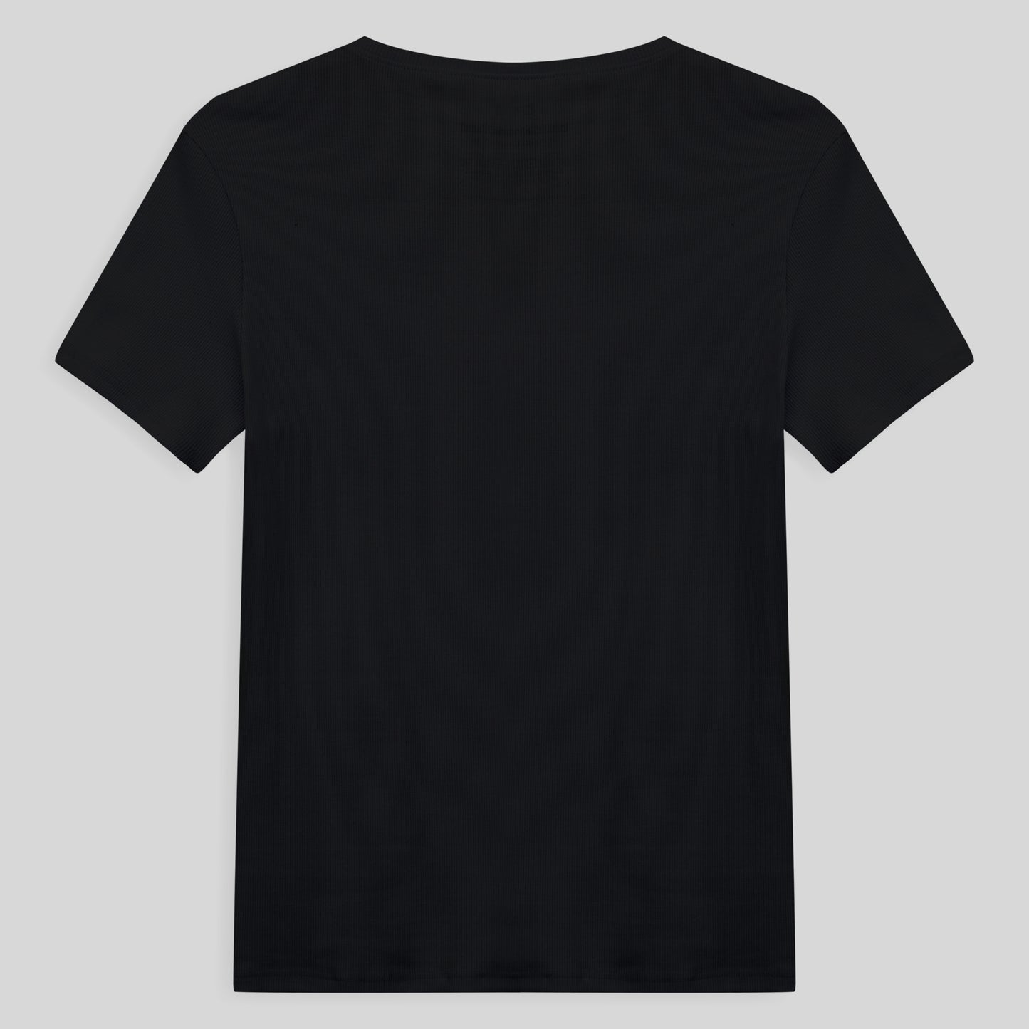 Camiseta Pijama Gola C Plus Feminina - Preto
