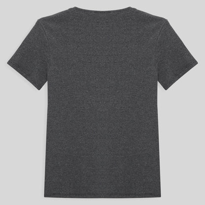 Camiseta Pijama Gola C Plus Feminina - Mescla Escuro