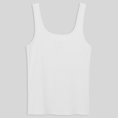 Regata Canelada Feminina - Branco
