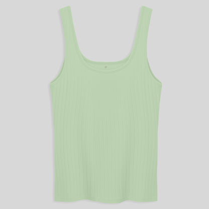 Regata Canelada Feminina - Verde Menta