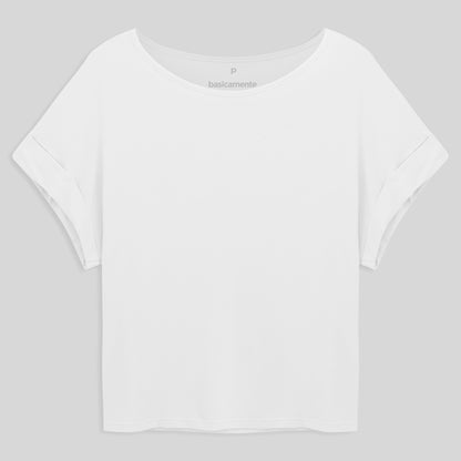 Blusa Manga Japonesa Feminina - Branco