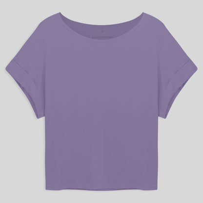 Blusa Manga Japonesa Feminina - Lilás