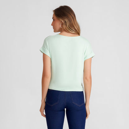 Blusa Manga Japonesa Feminina - Verde Menta