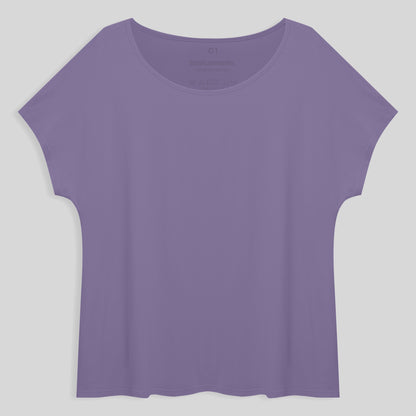 Blusa Ampla Plus Feminina - Lilás