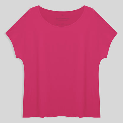 Blusa Ampla Plus Feminina - Pink