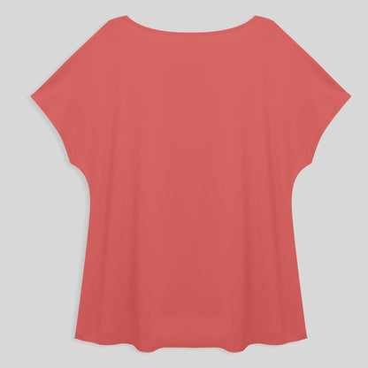 Blusa Ampla Plus Feminina - Rosa Chiclete