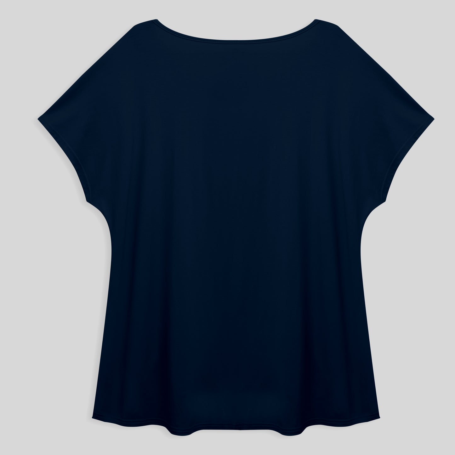 Blusa Ampla Plus Feminina - Azul Marinho