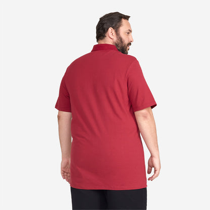 Camisa Polo Piquet Stretch Plus Masculina - Marsala