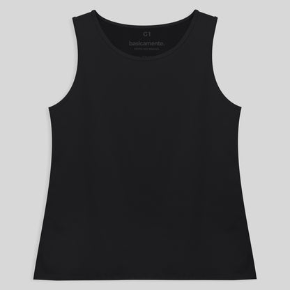 Regata Comfort Plus Feminina - Preto